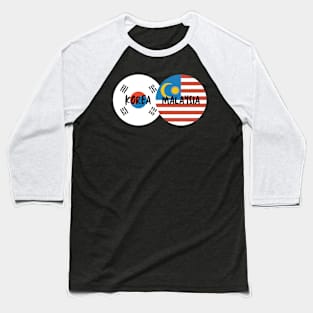 Korean Malaysian - Korea, Malaysia Baseball T-Shirt